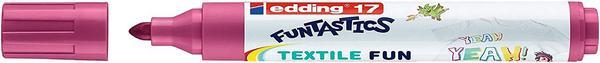 Actual product image Edding Textile marker 17 Funtastics Set of 5 (Multicoloured, 3 mm, 5 x)