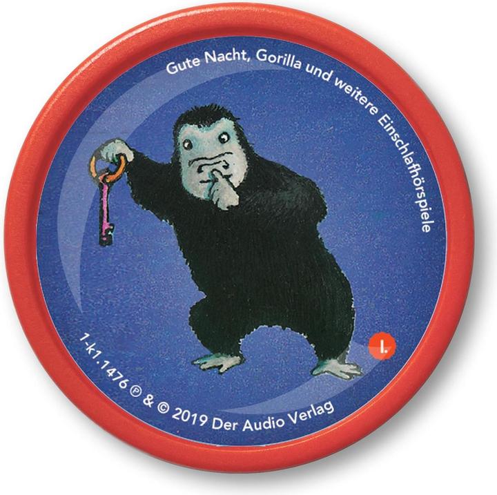 Image du produit Kekz Bonne nuit, gorille, 1 puce audio (Allemand)