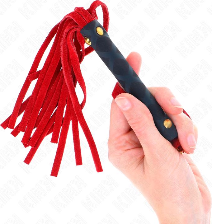 Produktbild Kink Rote Wildleder Mini-Peitsche 30 cm