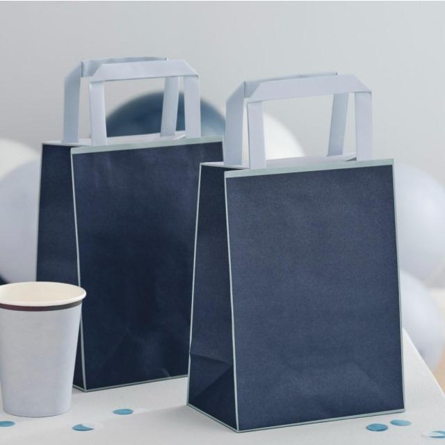 Actual product image Ginger Ray Paper Party Bags - Mix it Blue