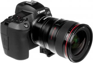 Produktbild Commlite Adapter Canon EF/EF's zu EOS R (Umkehrring, Canon R, Canon RF)