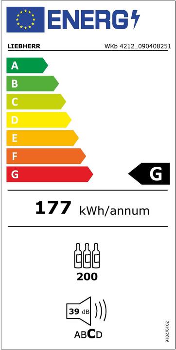 Energie-Label Liebherr WKb 4212
