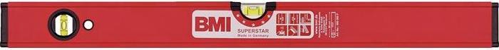 BMI Wasserwaage SUPERSTAR 200cm Alu.rot ± 0,5 mm/m m.Magnet (200 cm)