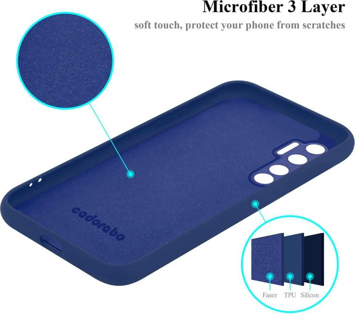 Actual product image Cadorabo Bumper Case for Xiaomi Mi NOTE 10 LITE TPU Liquid Silicone Cover for Xiaomi Mi NOTE 10 LITE (Mi Note 10 Lite)