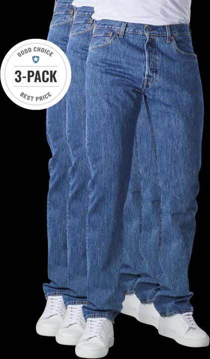 Immagine prodotto Levis 501 Jeans Straight Fit stonewash 3-Pack (W33/L34)