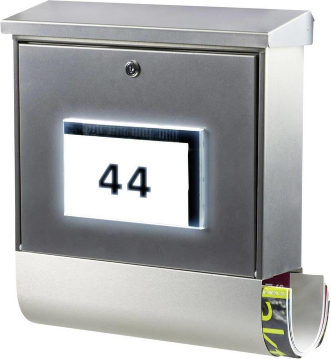 Produktbild Burg Wächter Solar-Briefkasten-Set MALAGA 4400 Si