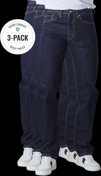 Produktbild Levis 501 Jeans Straight Fit rinse 3-Pack (W42/L30)