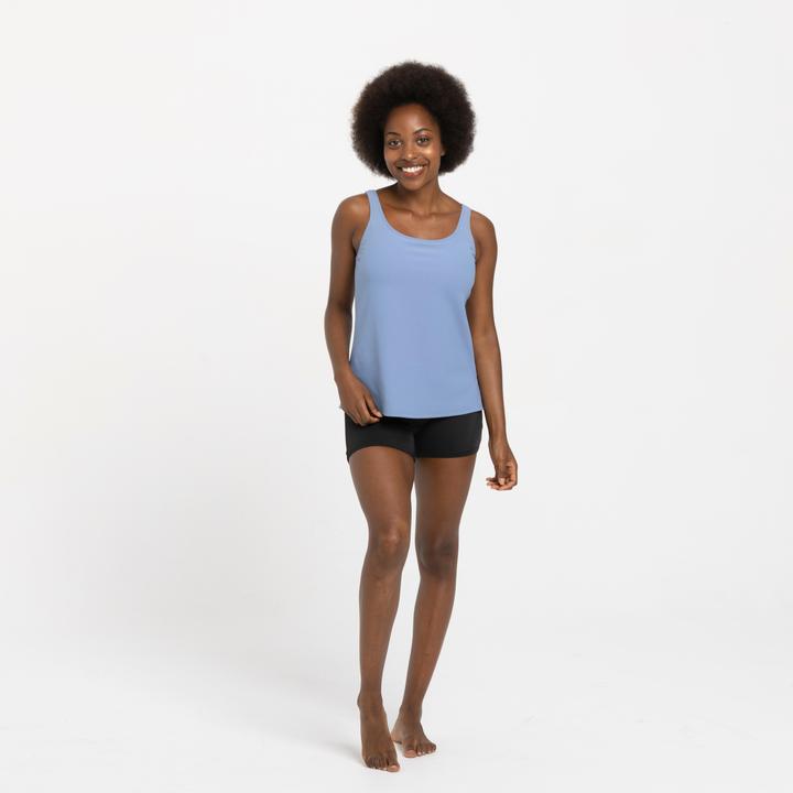 Image du produit Nabaiji Maillot de bain tankini shorty femme - Heva Tetia bleu (38)