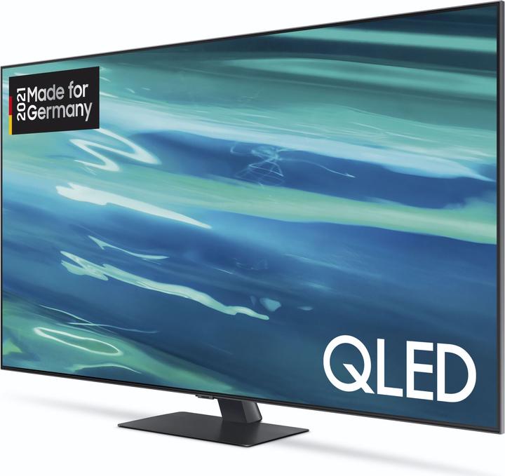 Actual product image Samsung GQ55Q80AAT - 138 cm (55") diagonal class Q80A Series LCD TV with LED background b (55", QLED, 4K, 2021)