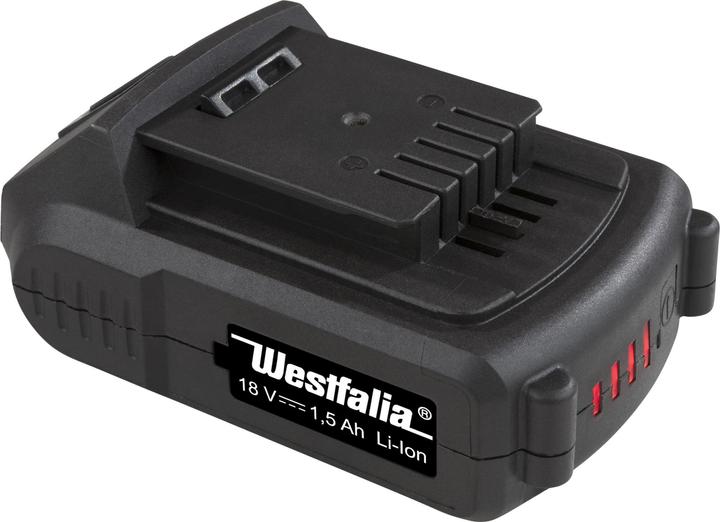 Actual product image Westfalia Battery 18 Volt Li - Ion 1,5 Ah A1,5AH18