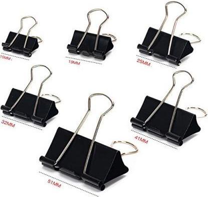 Produktbild Deli Aktenklammer Foldback (12 x)