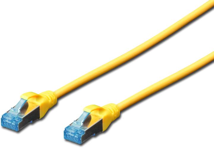 Immagine prodotto Digitus Cavo patch CAT 5e SF-UTP PVC AWG 26/7 lunghezza 0,5 m colore giallo (SF/UTP, CAT5e, 0.50 m)