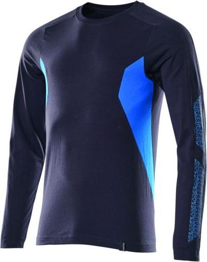 Produktbild Mascot Longsleeve Accelerate Schwarzblau/Azurblau Gr.XL (XL)