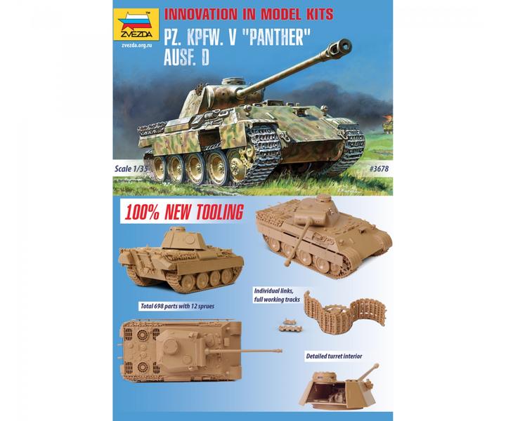 Image du produit Tamiya 1:35 Chasseur de chars. V Panther version D