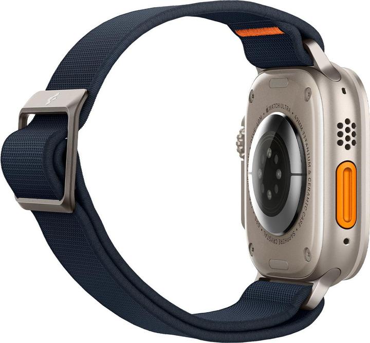 Produktbild Spigen Fit Lite Band für Apple Watch Series 42, 44, 45, 49 mm - navy (42 mm, 44 mm, 45 mm, 49 mm, Nylon, Fabric, Stainless Steel)