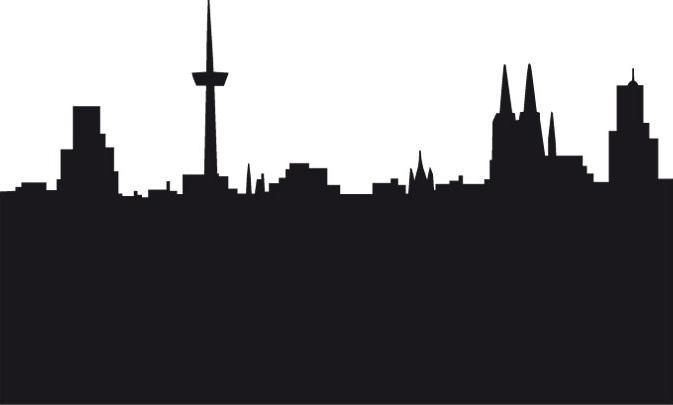 Produktbild Trenddeko Köln Skyline (90 x 54 cm)