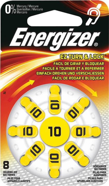 Energizer Hearing Aid PR70 (8 Stk., 10, 91 mAh)
