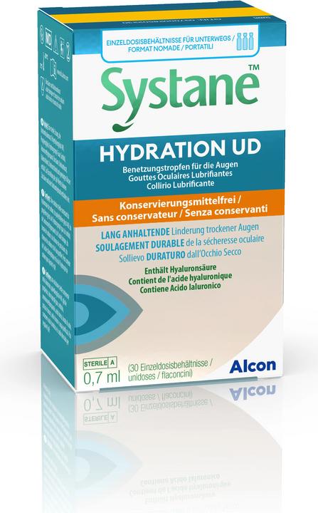 Produktbild Systane Hydration UD Benetzungstropfen (21 ml, zur verbesserten Befeuchtung der Augen und Augenlider, 30 x 0.7 ml)