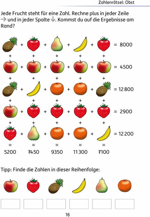 Produktbild Mein Rätselblock Mathe 4. Klasse (Deutsch, Katrin Merle, Carola Materna, 2023)