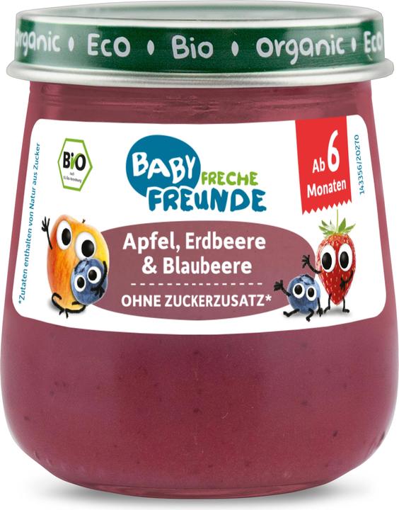 Produktbild Freche Freunde Apfel Erdb Blaub 6M (120 g)
