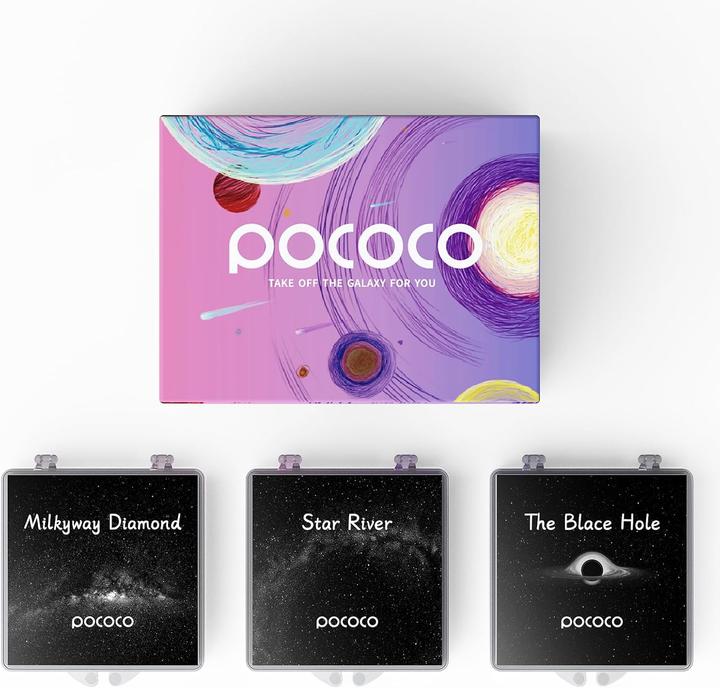 Pococo 3er Set Ultra HD Galaxy Scheiben (Lens)