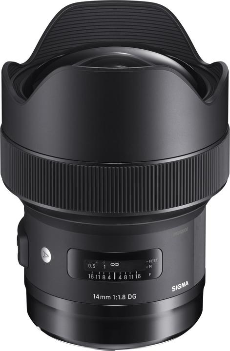 Sigma 14mm f/1,8 DG HSM ART, Nikon F (EU) (Nikon F, APS-C / DX, Vollformat)