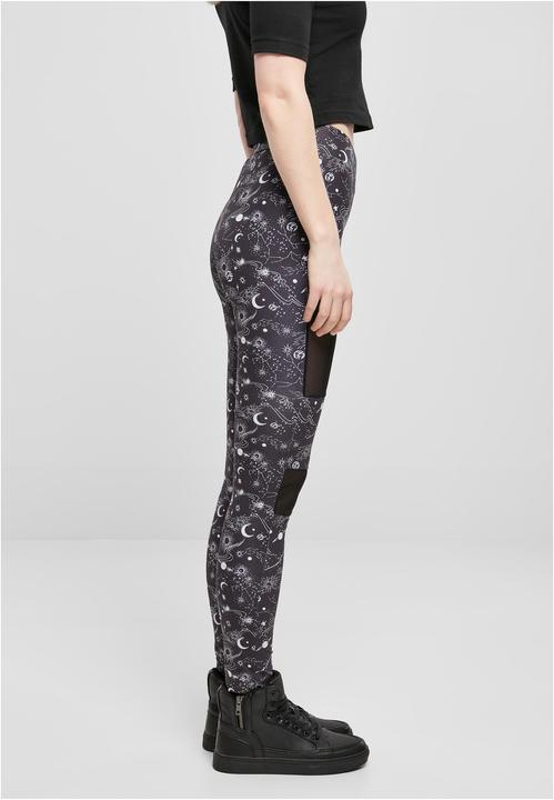 Actual product image Urban Classics Ladies Tech Mesh AOP Leggings - 10978 (M)