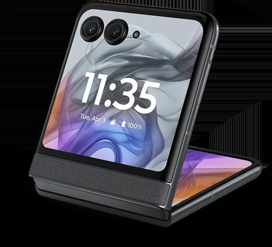 Actual product image Motorola Razr 50 (256 GB, Koala grey, 6.90", SIM + eSIM, 5G)