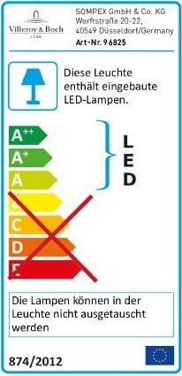 Energie-Label Villeroy & Boch Myra (1000 lm)