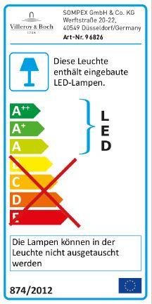 Energie-Label Villeroy & Boch Myra (1500 lm)