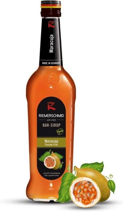 Produktbild Riemerschmid Maracuja Bar-Sirup für Mixgetränke alkoholfrei (1 x 70 cl)