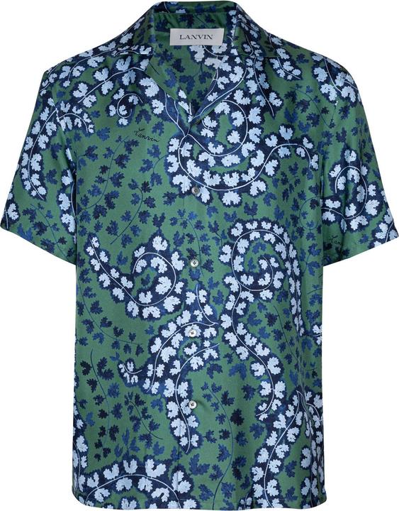 Actual product image Lanvin silk shirt with floral print (40)