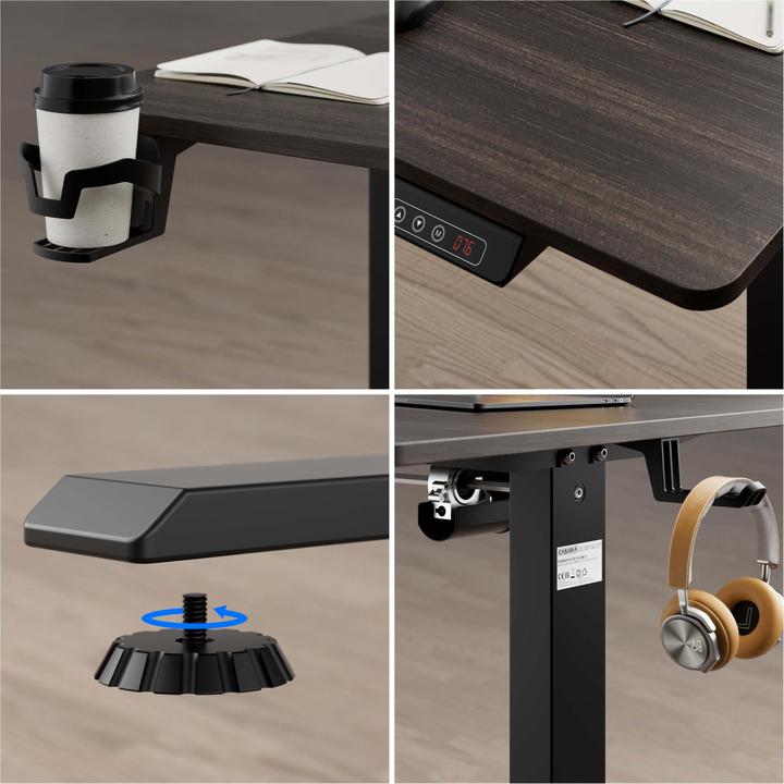 Produktbild Casaria Höhenverstellbarer Schreibtisch (140 x 60 x 118 cm)