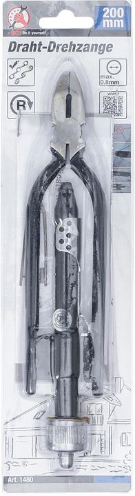 Actual product image BGS Wire twisting pliers (200 mm)