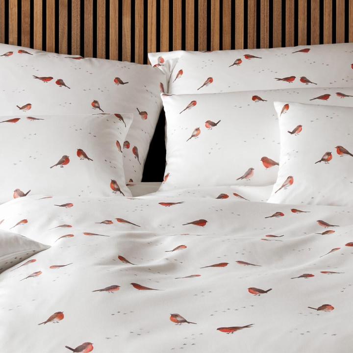 Produktbild Elegante Rotkehlchen (Bettwäsche Set, 135x200 cm + 80x80 cm)
