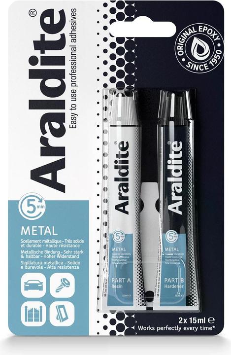 Produktbild Araldite Metal Kleber, Tube (60 g, 30 ml)