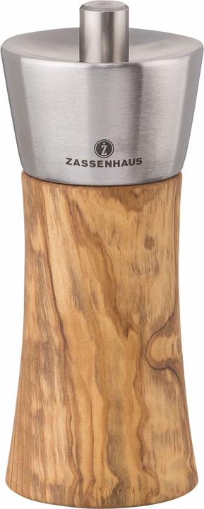 Zassenhaus Salt mill Augsburg olive wood, 14 cm (Salt)