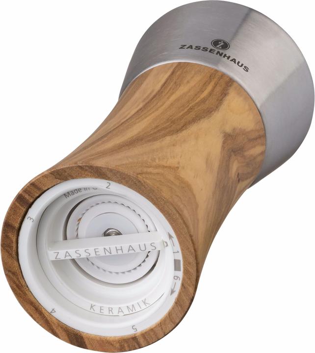 Actual product image Zassenhaus Pepper mill Augsburg olive wood, 14 cm (Pepper)