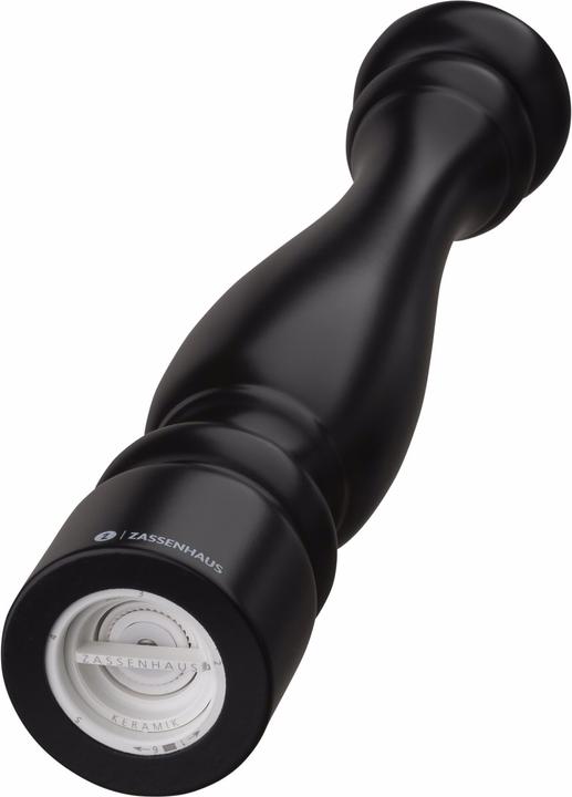 Actual product image Zassenhaus Pepper mill Potsdam beech wood black, 40 cm (Pepper)