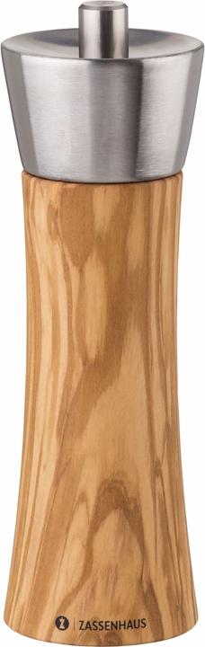 Image du produit Zassenhaus Moulin à poivre Augsbourg Bois d'olivier, 18 cm (Poivre)