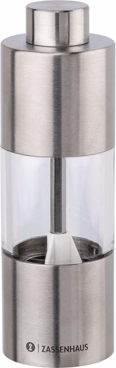 Actual product image Zassenhaus Salt mill Mainz stainless steel / acrylic, 14 cm (Salt)