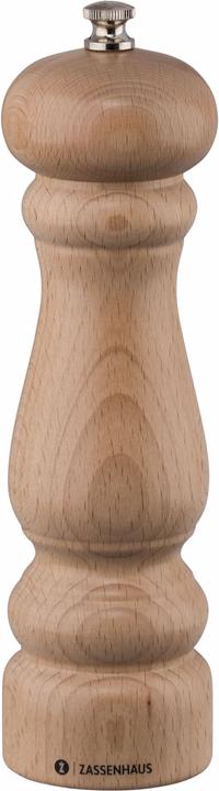 Zassenhaus Pepper mill Potsdam beech wood natural, 20 cm (Pepper)