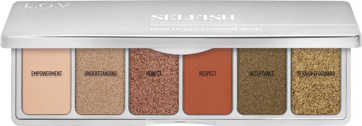 L.O.V Lidschatten-Palette Selfish mehrfarbig (Mehrfarbig)