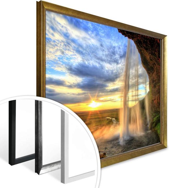 Produktbild Trenddeko Seljalandsfoss Wasserfall (30 x 24 cm)