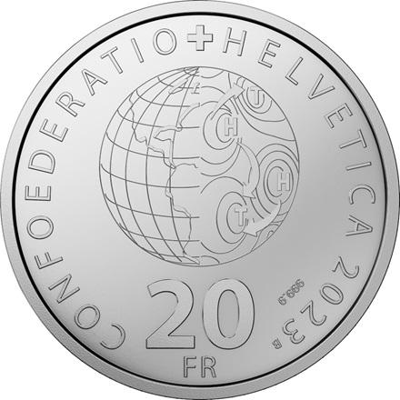 Immagine prodotto Swissmint Energia eolica d'argento 20 g - fluorescente (999, 2023)