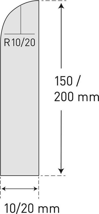 Image du produit Moravia Protection murale anti-chocs en gris anthracite longueur 2060 mm, hauteur 150 mm, épaisseur 10 mm