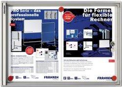 Actual product image Franken Display case x-tra!Line 4 x DIN A4 indoor magnetic and dry