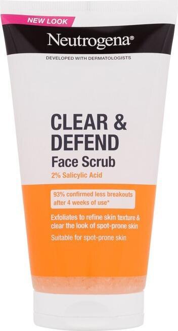 Neutrogena Clear & Defend Face Scrub (Peeling, 150 ml)