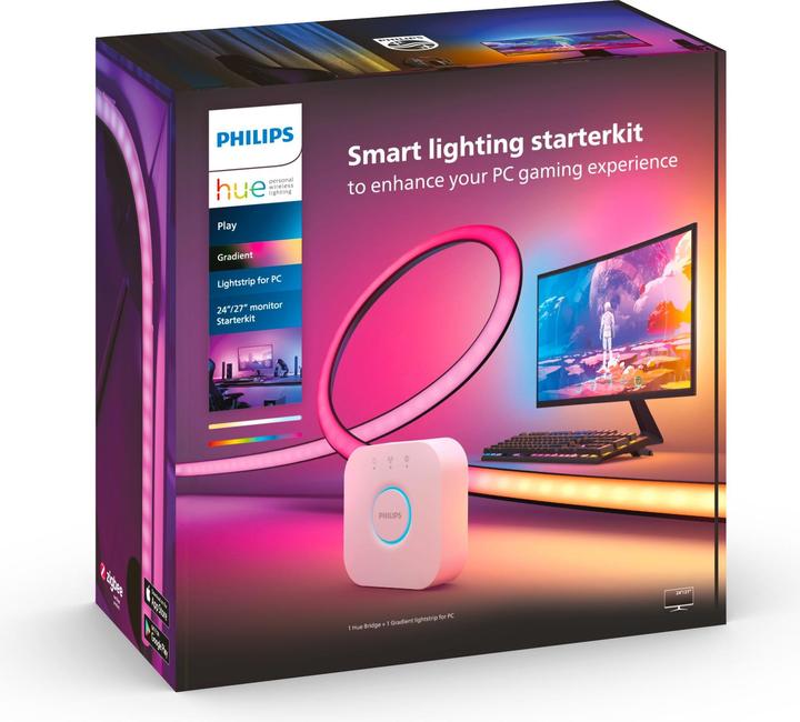Immagine prodotto Philips Hue Play Gradient incl. Ponte (Multicolore, 90.50 cm, Interno)