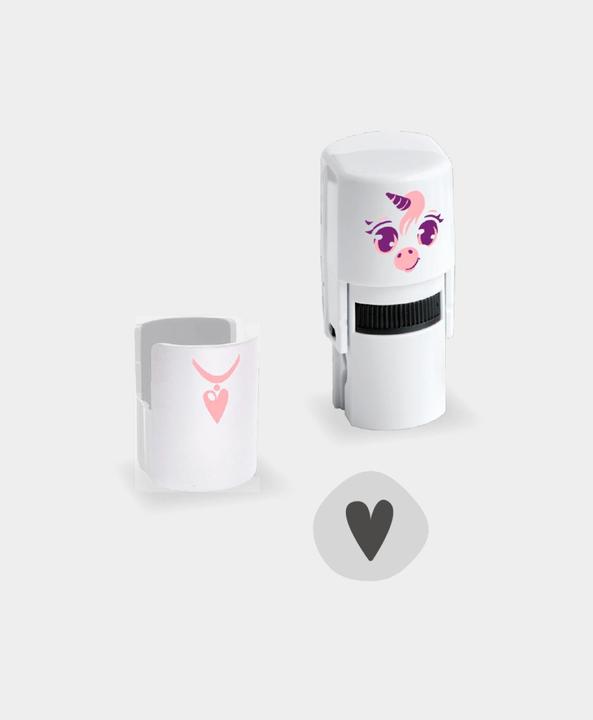 Produktbild Colop Motivstempel + Handseife Cleany UNICO Löwe, Weiss
